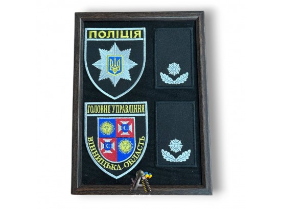 Рамка панно з шевронами поліція