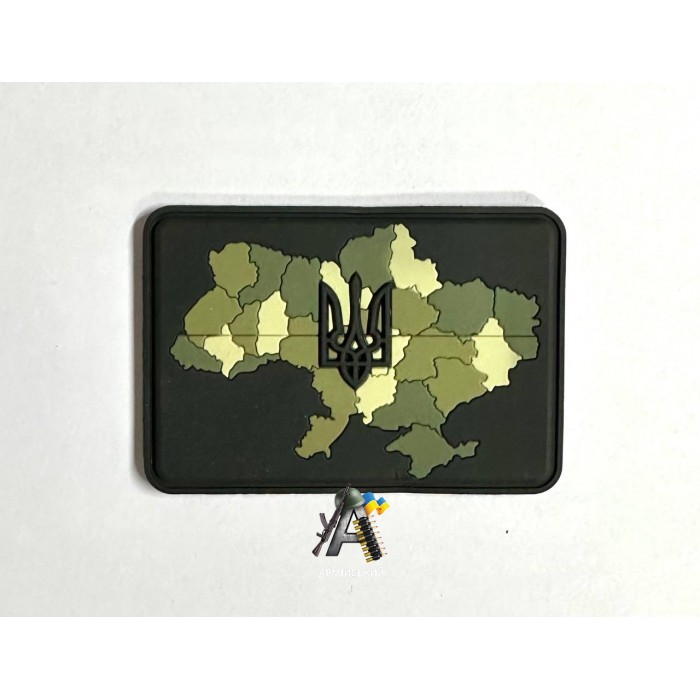 Шеврон ПВХ Карта України