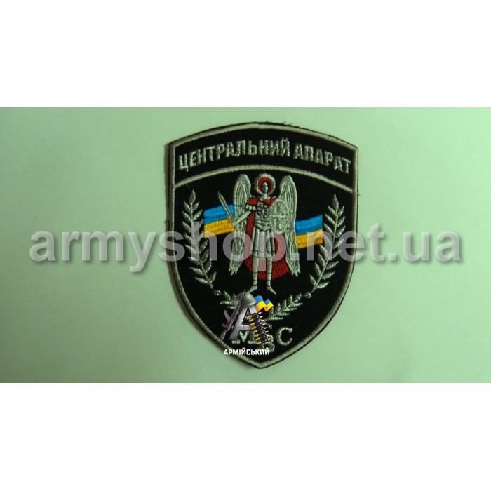 Шеврон Центральный Аппарат черный