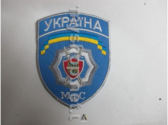 Шеврон МВС блакитний