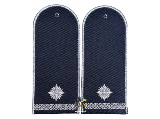 Погон Укрзалізниці Середній склад (одна лінія, одна зірка)