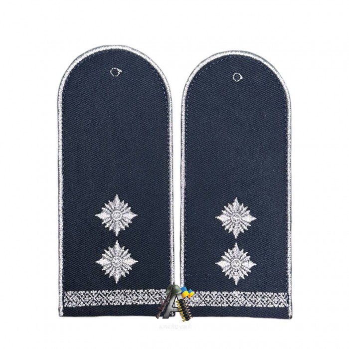 Погон Укрзалізниці Середній склад (одна лінія) 2 зірки