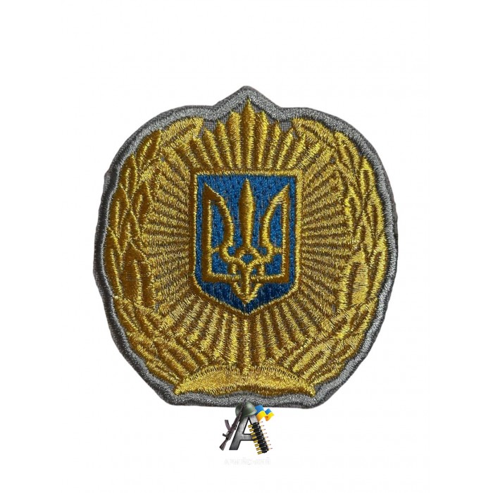 Кокарда МВС сіра