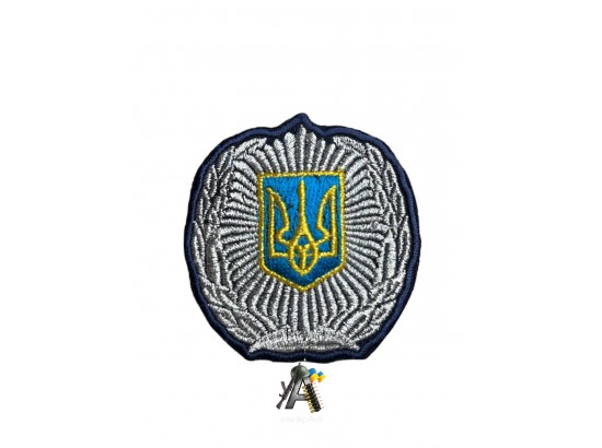 Кокарда МВС темно-синя