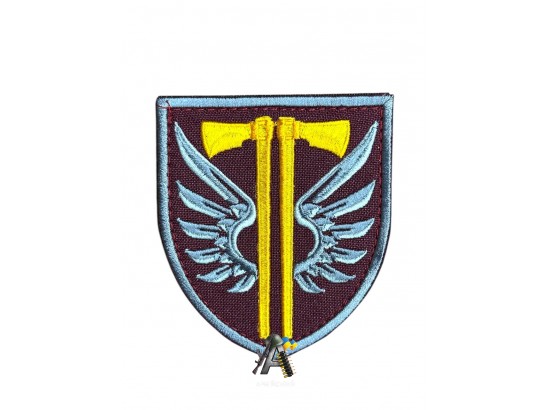 Шеврон 77 Аеромобільна Бригада ДШВ (кольоровий)