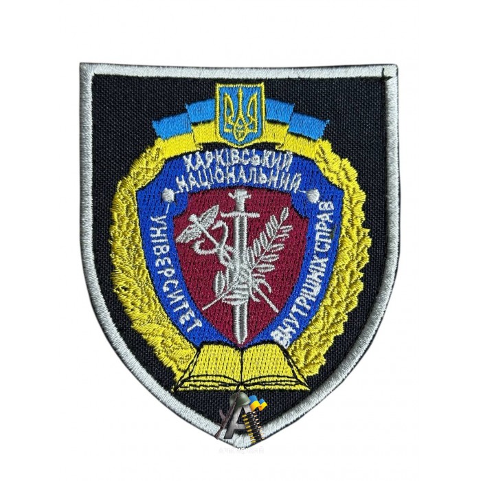 Шеврон ХНУВС черный
