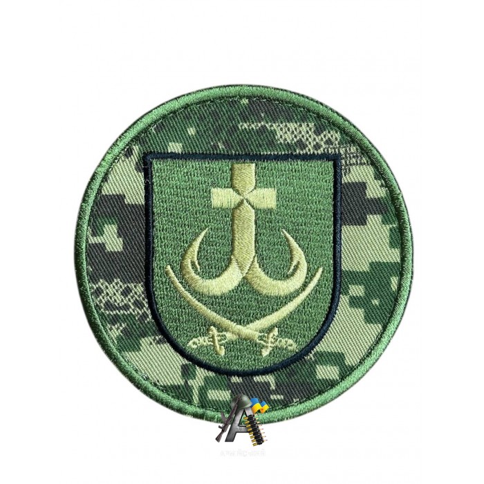 Шеврон НГУ Винница (хищник, кант олива)