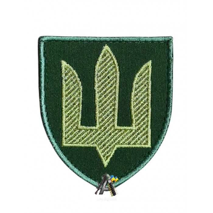 Шеврон Бежевий тризуб