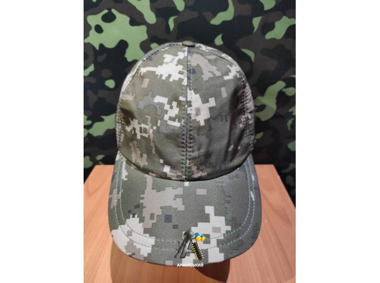 Бейсболка тактическая soft shell піксель